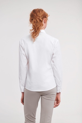 [R-934F-0] Chemise femme popeline polycoton manches longues
