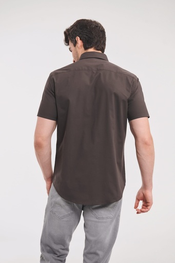 [R-947M-0] Chemise fittée homme manches courtes
