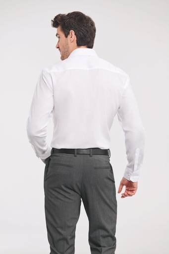 [R-958M-0] Chemise homme manches longues Non Iron - moderne