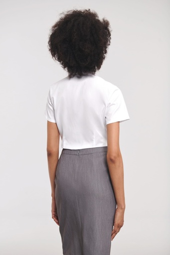 [R-963F-0] Chemise femme manche courtes à chevrons