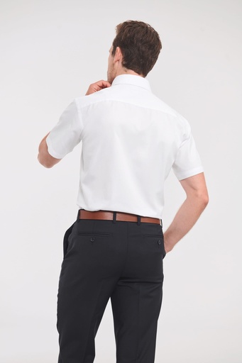 [R-963M-0] Chemise homme manche courtes à chevrons