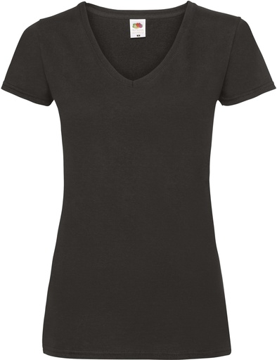 [61-398-0] T-shirt femme col v Valueweight (61-398-0)