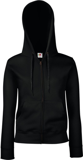 [62-118-0] Sweat-shirt femme zippé capuche Premium (62-118-0)