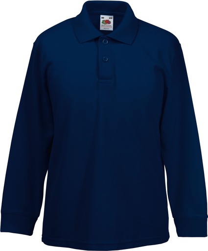 [63-201-0] Polo enfant 65/35 manches longues