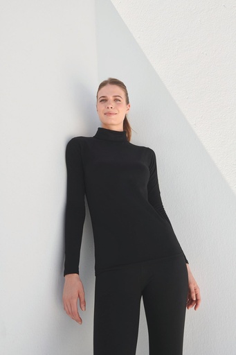 [SK125] T-shirt Femme col roulé Feel Good
