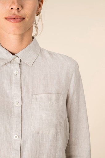 [NS505] Chemise en lin femme