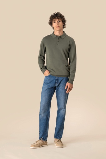 [SP204] Polo écoresponsable manches longues homme