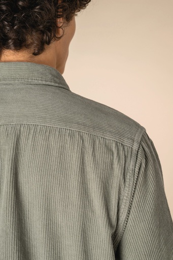 [SP519] Surchemise écoresponsable délavée en velours côtelé homme