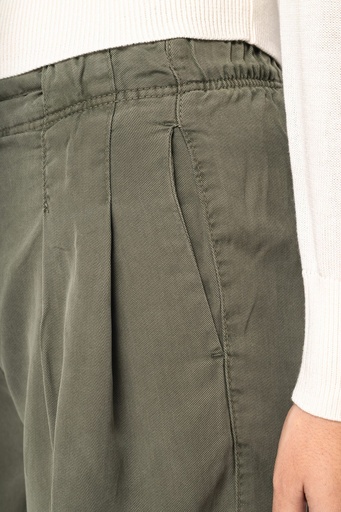 [NS725] Short écoresponsable délavé en lyocell femme