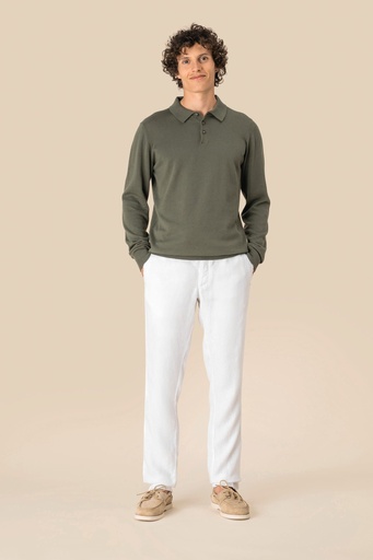 [SP732] Pantalon délavé en lin homme