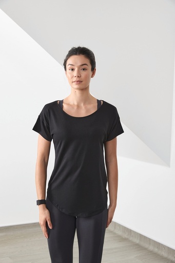 [TL527] T-shirt scoop neck femme
