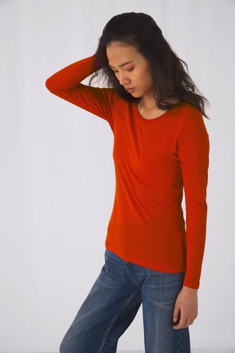 [TW071] T-shirt bio Inspire femme manches longues
