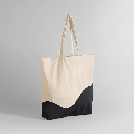 [W235] Sac fourre-tout organique à imprimé tourbillon