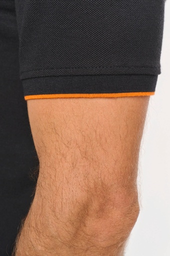 [WK270] Polo Day To Day contrasté manches courtes homme