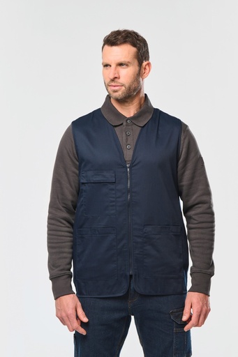 [WK608] Gilet polycoton multipoches unisexe