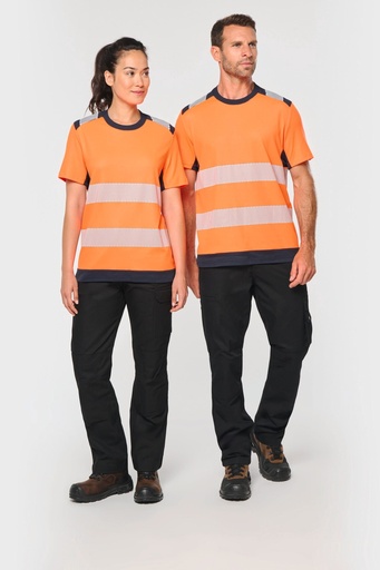 [WK360] T-shirt de sécurité recyclé manches courtes unisexe