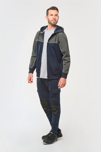 [WK710] Pantalon molleton cargo écoresponsable homme