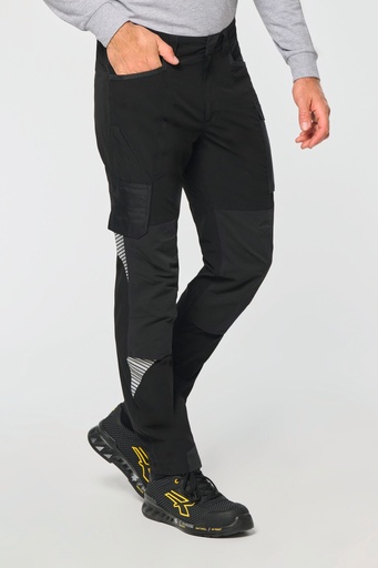 [WK747] Pantalon léger stretch recyclé multipoches unisexe