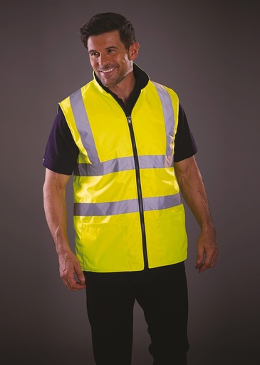 [HV008F] Bodywarmer réversible haute visibilité