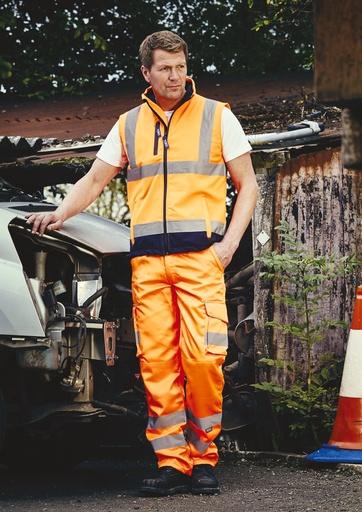 [HV018T] Pantalon Cargo haute visibilité