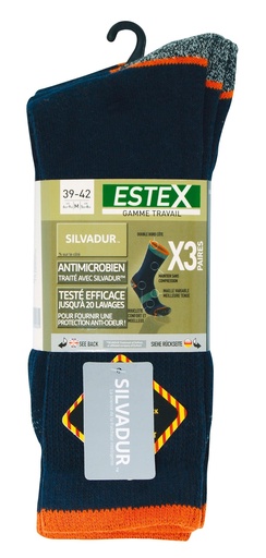 [6.004] Lot de 3 paires de chaussettes NO COMPRIM