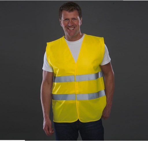 [HVW102] Gilet à 2 bandes haute visibilité