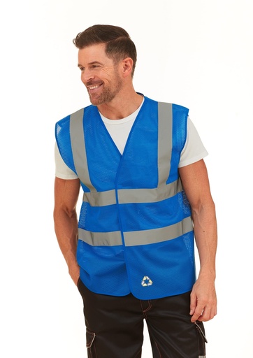 [HVW120] Gilet haute visibilité à maille ajourée