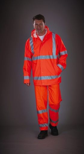 [HVS450] Veste de pluie respirante Hi-Vis Soft Flex