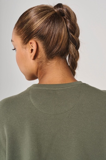 [PA395] Sweat-shirt crop col rond femme