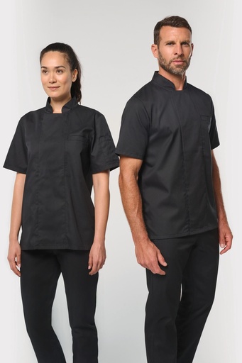 [WK500] Veste de cuisine écoresponsable manches courtes unisexe