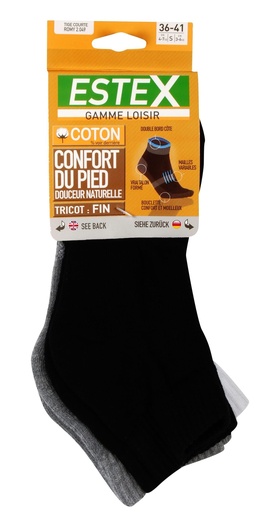[2.049] Chaussettes courtes Romy Pack de 3 paires