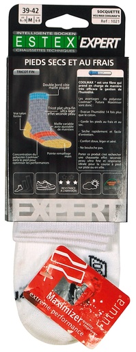 [1021] Lot de 2 paires de socquettes VO2 Coolmax