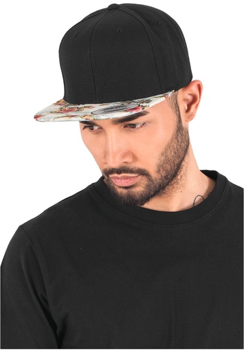 [6089F] Casquette floral snapback