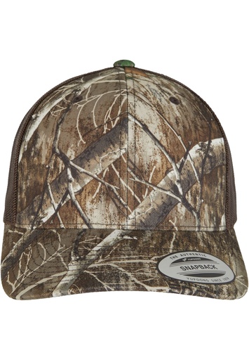 [FL6606RC_91251_91250] Casquette Retro Trucker camouflage arbre