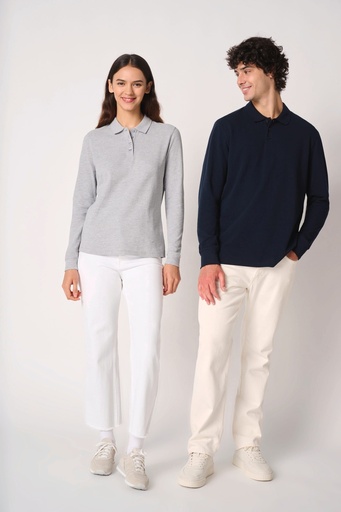 [IB223] Polo piqué LSL femme