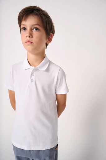 [IB297] Polo piqué enfant