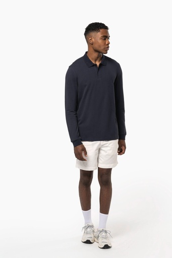 [K2027] Polo piqué manches longues Bio180 homme