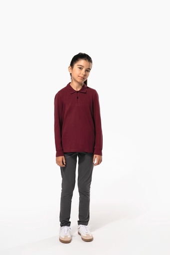 Polo manches longues enfant