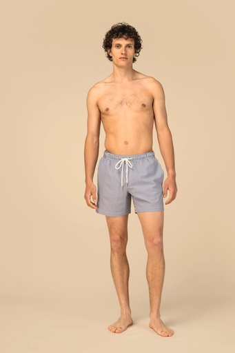 [SP706] Short de bain écoresponsable rayé homme