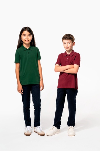 [K2029] Polo piqué Bio180 enfant