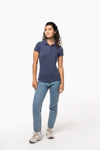 [K240] Polo piqué manches courtes femme