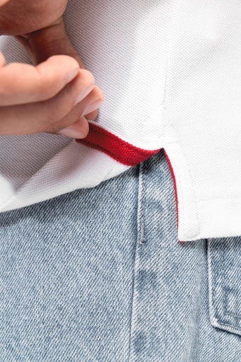 [K250] Polo maille piquée manches courtes homme