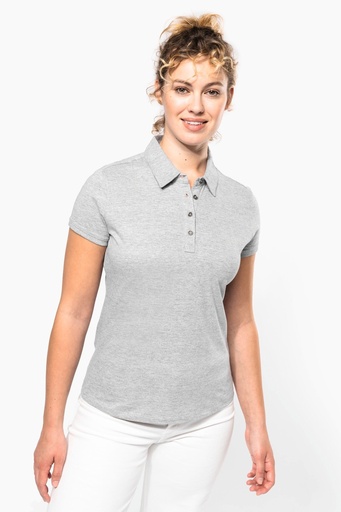 [K263] Polo jersey manches courtes femme