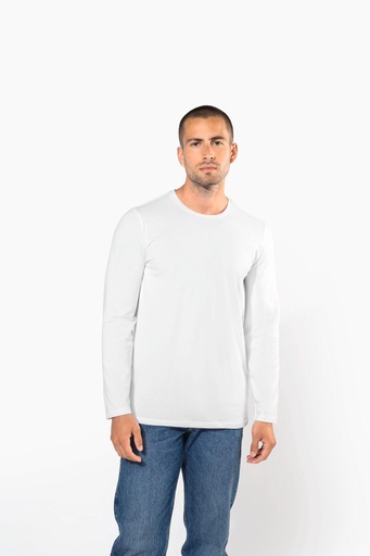 [K3016] T-shirt col rond manches longues homme