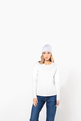 [K3017] T-shirt col rond manches longues femme