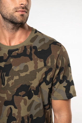 [K3030] T-shirt camo manches courtes homme