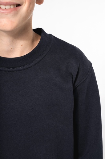 [K4043] Sweat-shirt recyclé col rond enfant