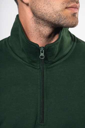 [K478] Sweat-shirt col zippé homme