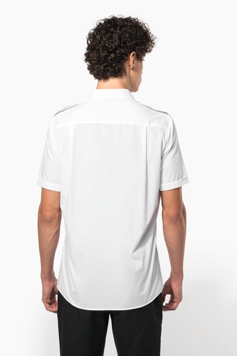 [K503] Chemise pilote manches courtes homme