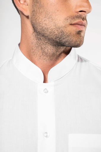 [K515] Chemise col mao manches longues